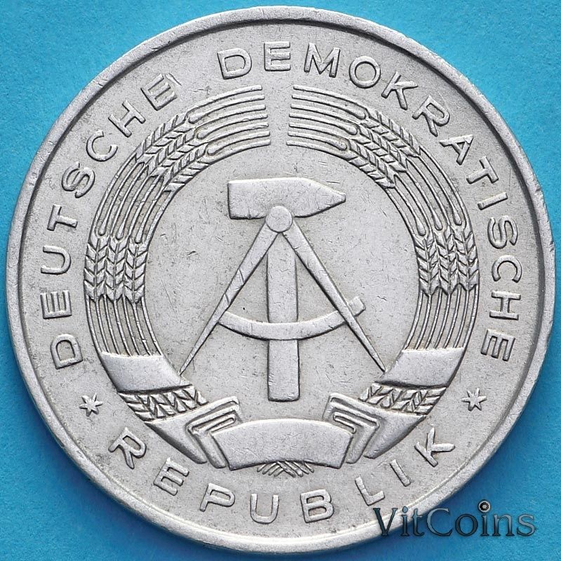 Монета ГДР 1 марка 1963 год. А. XF Монета ГДР 1 марка 1963 год. А. XF