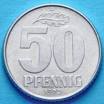ГДР 50 пфеннигов 1972 год.