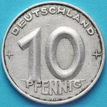 ГДР 10 пфеннигов 1952-1953 год.