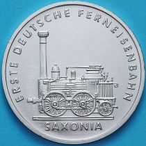 ГДР 5 марок 1988 год. Железная дорога Саксония.