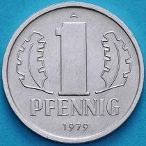 ГДР 1 пфенниг 1979 год.