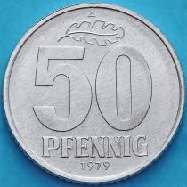 ГДР 50 пфеннигов 1979 год. А