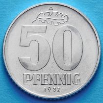 ГДР 50 пфеннигов 1982 год. А