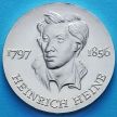 Монета ГДР 10 марок 1972 год. Генрих Гейне. Серебро.