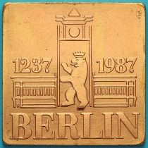 ГДР, жетон 1987 год.  750 лет Берлину.
