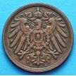 Монета Германии 2 пфеннига 1904-1916 год.