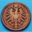 Монета Германии 2 пфеннига 1877 год.