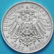 Монета Германии 3 марки 1913 год. Сражение под Лейпцигом. Серебро.