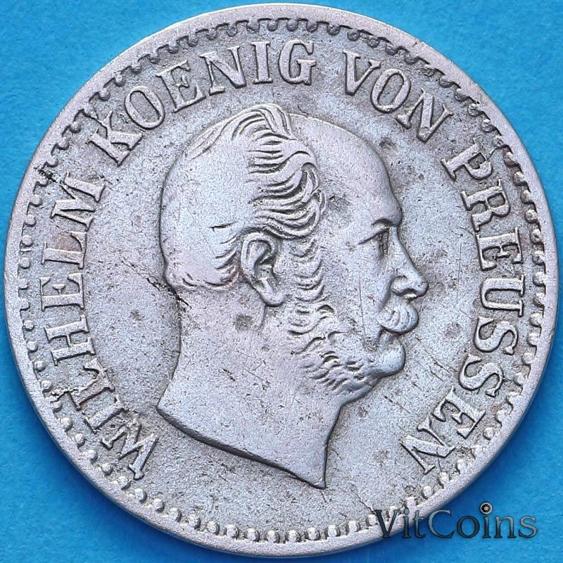 Монета Пруссия 1 грош 1868 год. А