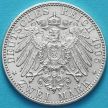 Монета Германии 2 марки 1905 год. Серебро D.