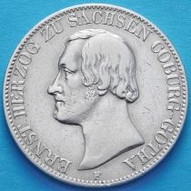 Саксен-Кобург-Готта, Германия 1 талер 1846 год. Серебро.