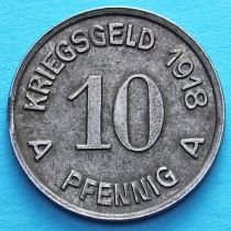 Германия 10 пфеннигов 1918 год. Нотгельд Люденшайд.