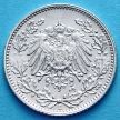 Монета Германии 1/2 марки 1918 г. Серебро Е