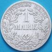 Монета Германия 1 марка 1881 год.  А.