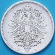 Монета Германия 1 марка 1876 год. D