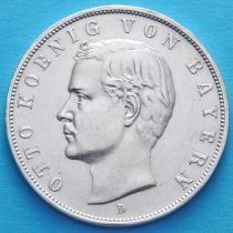 Бавария, Германия 3 марки 1909 год. Серебро D.