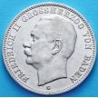 Монета Бадена, Германия, 3 марки 1910 год. Серебро.