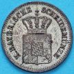 Монета Бавария 1 крейцер 1863 год. Серебро.