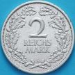 Монета Германия 2 рейхсмарки 1926 год. Серебро. А.