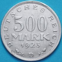 Германия 500 марок 1923 год. D