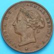 Монета Джерси 1/24 шиллинга 1894 год. Виктория.