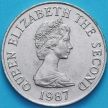 Монета Джерси 10 пенсов 1987 год. 
