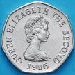 Монета Джерси 20 пенсов 1986 год. Маяк в Ла-Корбьере.