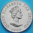 Монета Джерси 2 фунта 1986 год. XIII Игры Содружества