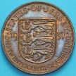 Монета Джерси 1/24 шиллинга 1937 год.