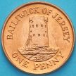 Монета Джерси 1 пенни 1994 год.