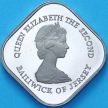 Монета Джерси 1 фунт 1981 год. 200 лет Битве за Джерси. Пруф