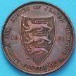 Монета Джерси 1/24 шиллинга 1888 год. Виктория.