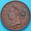 Монета Джерси 1/24 шиллинга 1888 год. Виктория.