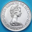Монета Джерси 50 пенсов 1972 год. 25 лет свадьбе Королевы Елизаветы II и Принца Филиппа. Серебро
