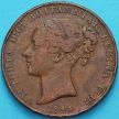 Монета Джерси 1/13 шиллинга 1844 год.