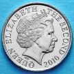 Монета Джерси 10 пенсов 2010 год. Дольмен Ла-Хуг-Би