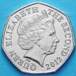 Монета Джерси 50 пенсов 2012 год. Замок Гросне.