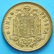 Монета Испании 1 песета 1975 год.