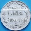 Монета Испания, Сантандер, Паленсия и Бургос 1 песета 1937 год.