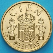 Испания 100 песет 1985 год. UNC