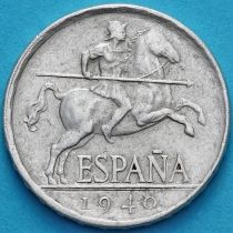 Испания 5 сентимо 1940 год