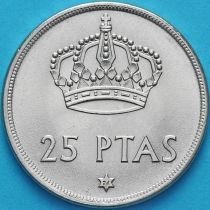 Испания 25 песет 1975 (76) год.