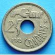 Монета Испании 25 песет 1994 год. Канарские острова