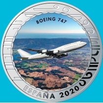 Испания 1,5 евро 2020 год. Boeing 747