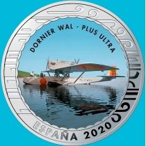 Испания 1,5 евро 2020 год. Dornier Wal - Plus Ultra