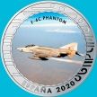 Монета Испания 1,5 евро 2020 год. F-4C Phantom