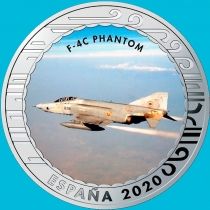 Испания 1,5 евро 2020 год. F-4C Phantom