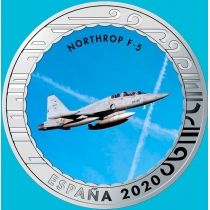 Испания 1,5 евро 2020 год. Northrop F-5