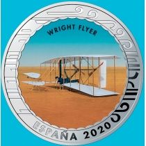 Испания 1,5 евро 2020 год. Wright Flyer