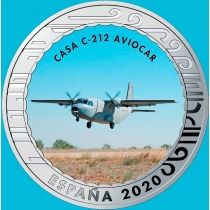 Испания 1,5 евро 2020 год. Casa C-212 Aviocar